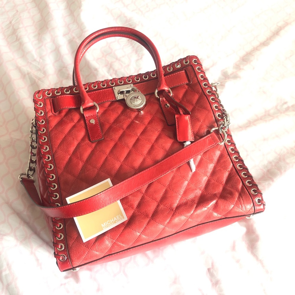 ❣️💲1️⃣5️⃣0️⃣❗️Michael Kors cool red shoulder bag
